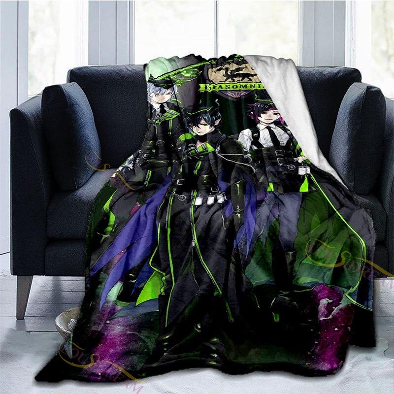 Cartoon Wonderland Blanket NRC School Adventure Game Series Flannel Throw Blanket for Couch Sofa Cozy Plush Blanket for Kids