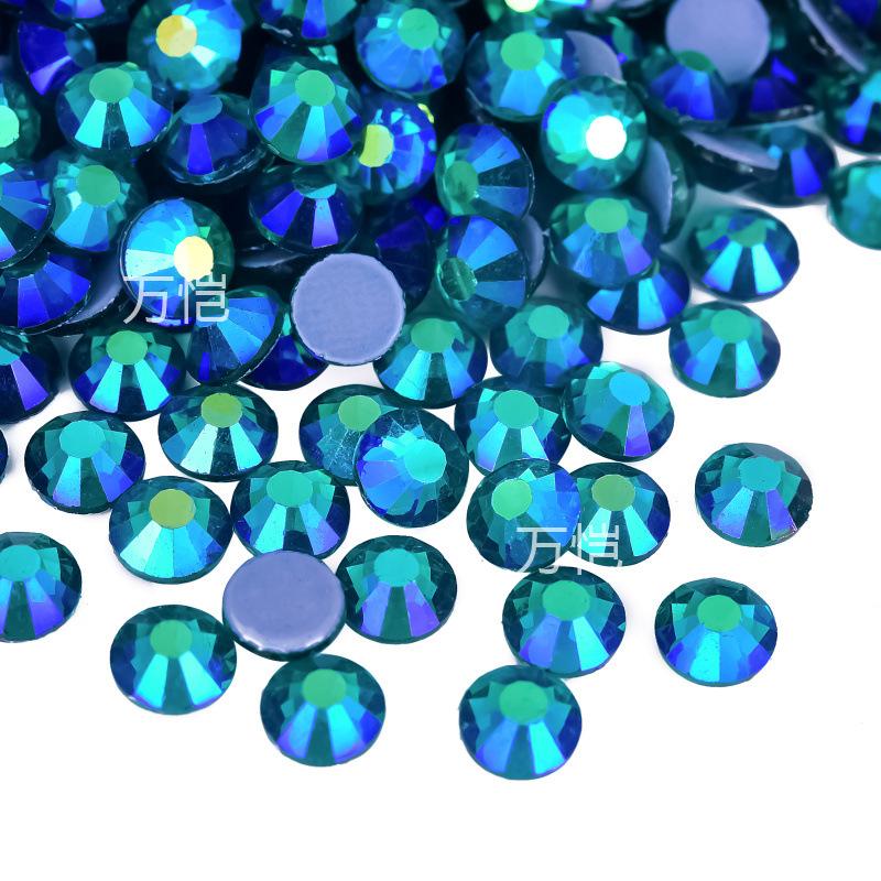 

Зелена серія Скло Гарячий Дриль, Кристалічний Гарячий Клей Імітація Австрійського Гарячого Дриля DIY Одяг Багаж Стрази Ювелірні Аксесуари SS16 3.8-4 1440 pcs/bag