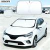 Car Windshield Sun Shade For Renault Clio 2 3 4 5 2012-2025 Sunshade Sun Visor Protector Foldable Blocks UV RaysWindshield Sunshades 1