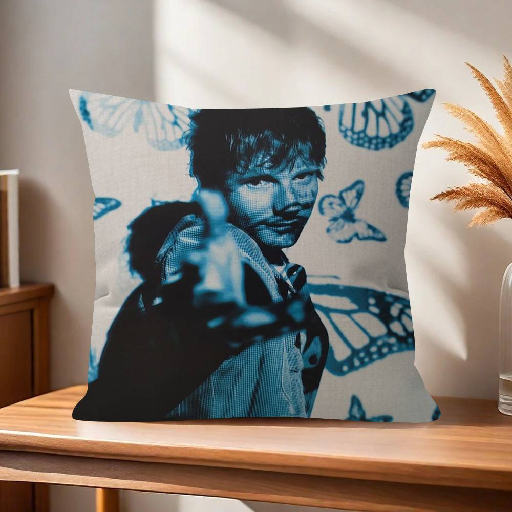 Pop Singer EEd SSheeran Play Personalized Picture Text Home Decorative Pillows Household Gifts Xcm