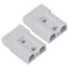 2 Set Battery Quick Connector Kit PC Shell Silver Plated Copper Terminal Battery Quick Connect Disconnect Plug 50A 600V