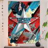 Movie Top Gun Maverick Cartoon Tapestry Art Science Fiction Room Home Decor Art Home Decor