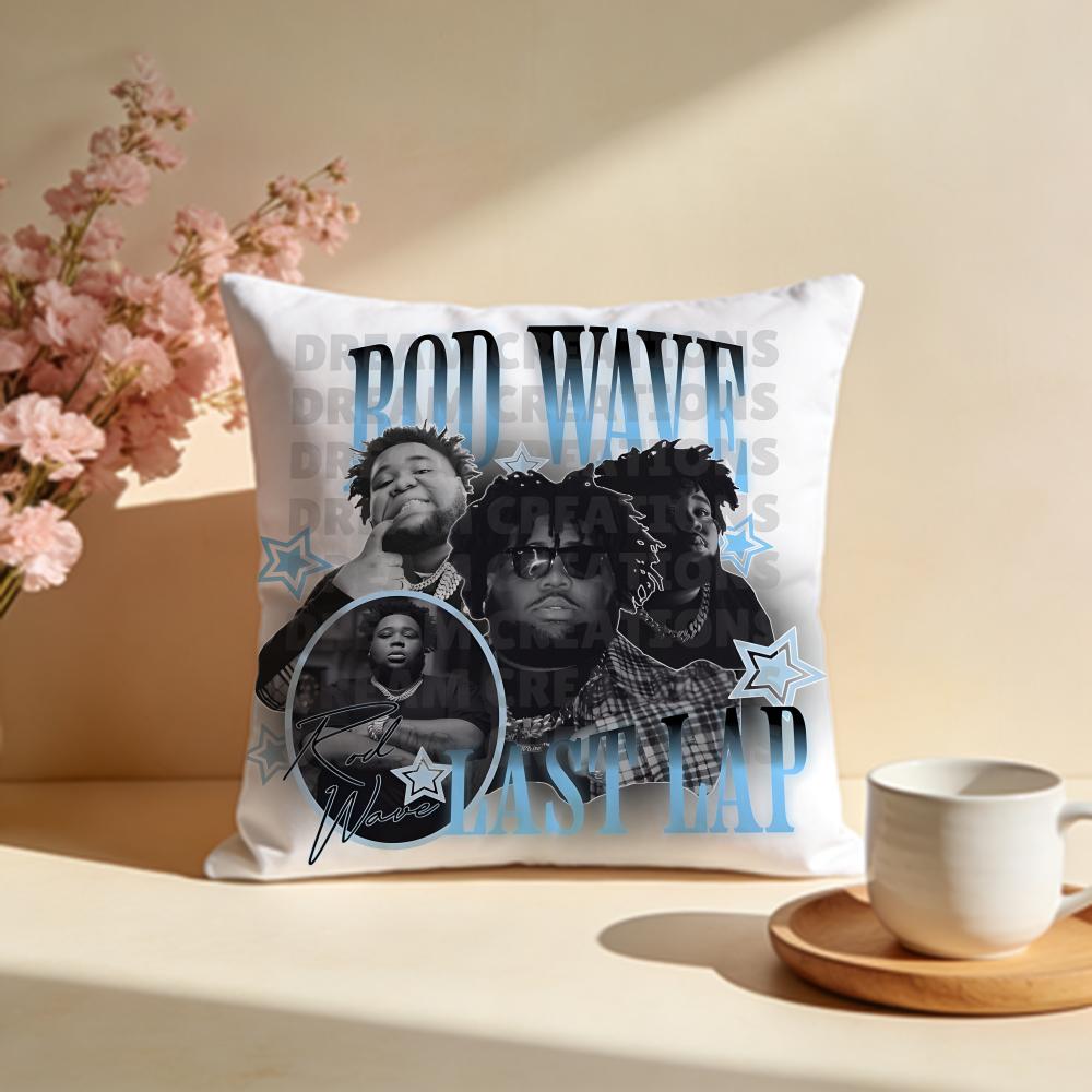 Trendy RRod Waveew Cushion Cover Stylish Washable Pillow Cover Ideal for Couch Bedroom Car Decoration