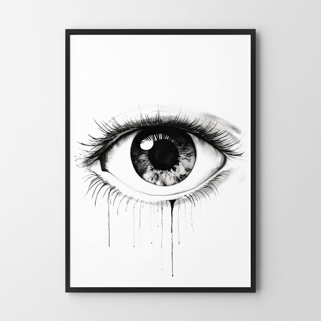 Plakat czarne oko