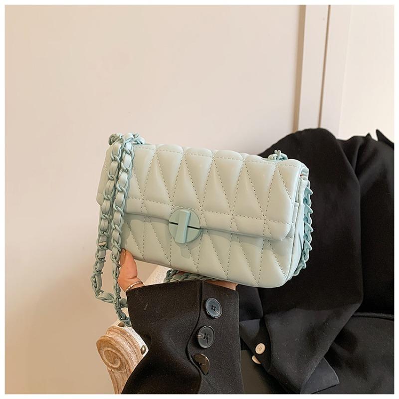 Premium texture small bag women's spring and summer versatile new fashion niche messenger bag diamond chain bag