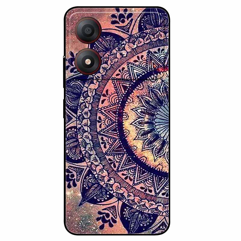 Pour ZTE Blade A34 4G Coque Anti-choc TPU Silicone Souple Housse de Téléphone pour ZTE Blade A 34 Funda Peinte pour BladeA34 Capa de Luxe