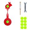 Thick Bidirectional Rotating Targets, 360-Degree Rotating Steel Targets Outdoor Catapults Practice Aiming Targets