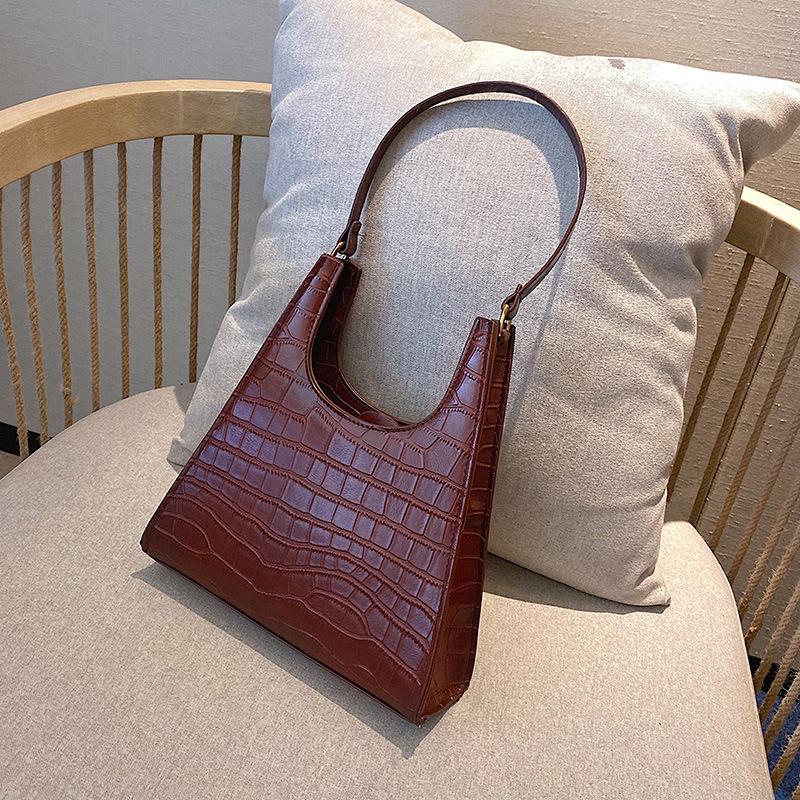 SCIONE Liten veske Nytt steinmønster Bærbar Liten firkantet veske Mote Casual Messenger-veske