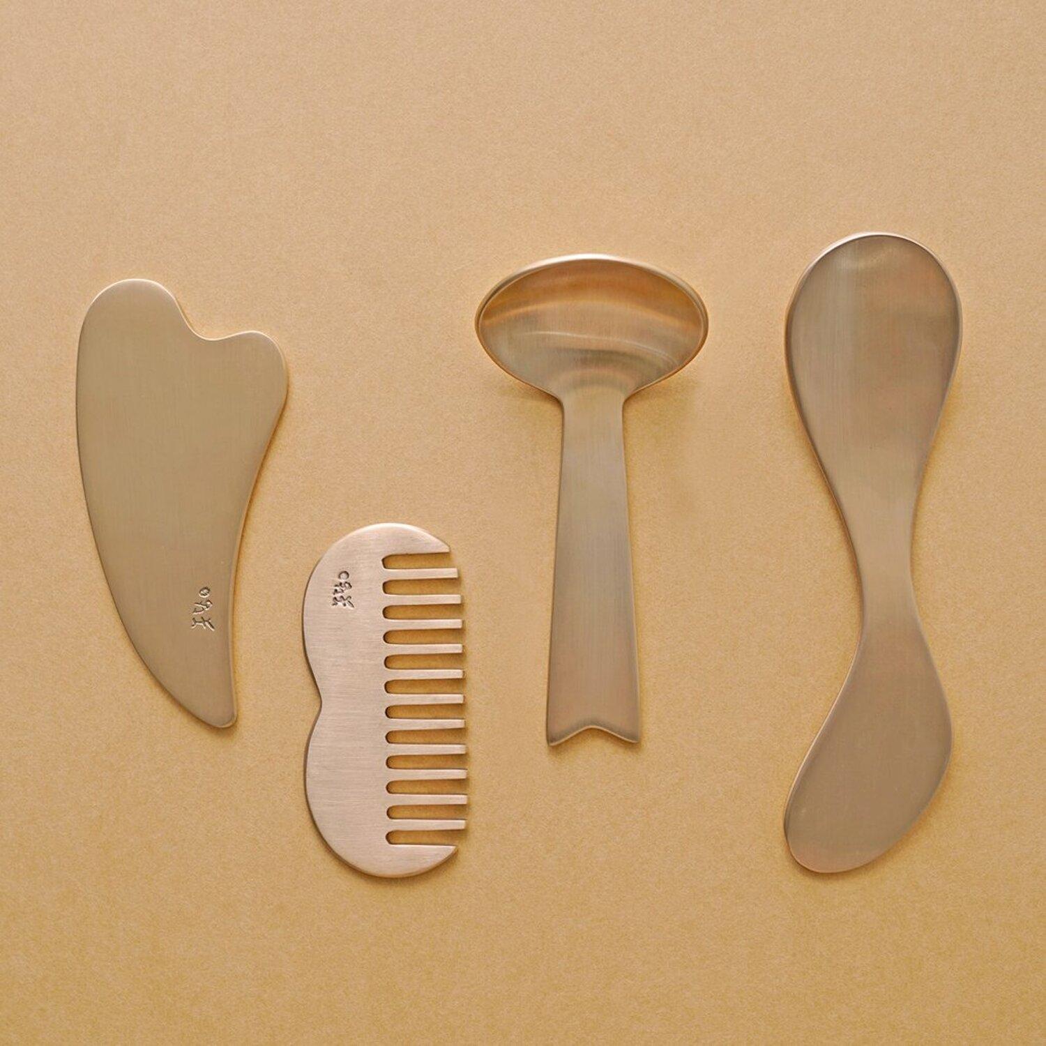 NOTDAM Bangjja Brassware Массажер Gwalsa Выберите 1 из 5 вариантов Mini Spoon Gwalsa — фото 3