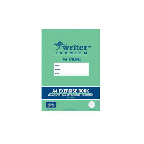 Exercise Book 64 Pages W/ Dotted Line (A4)