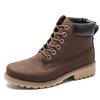Ankle Boots For Women 2024 Autumn Motorcycle Boots Thick Heel Platform Shoes Woman Boots Slip On Round Toe Fashion Short Boots