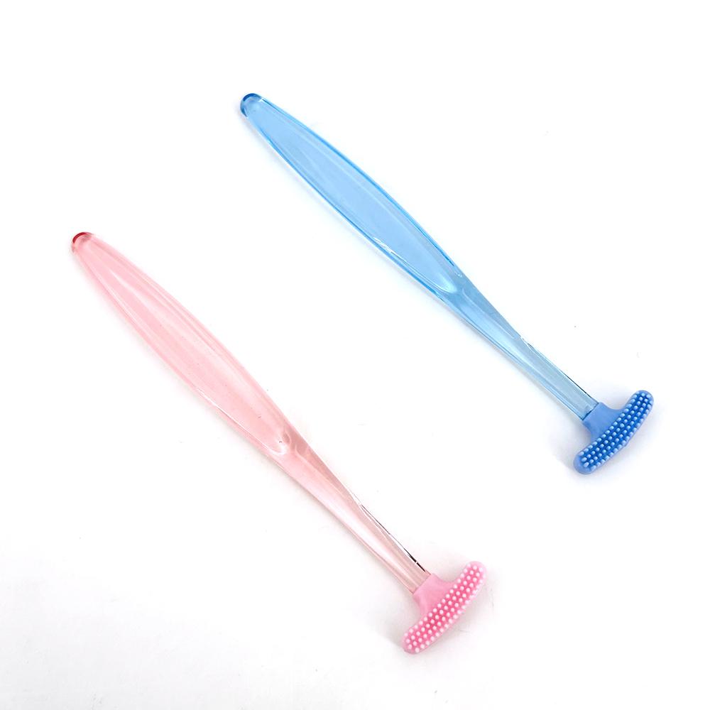 Silicone Tongue Scraper Toothbrush Oral Cleaning Brush For Fresh Breath And Healthy Tongue Surface Clean