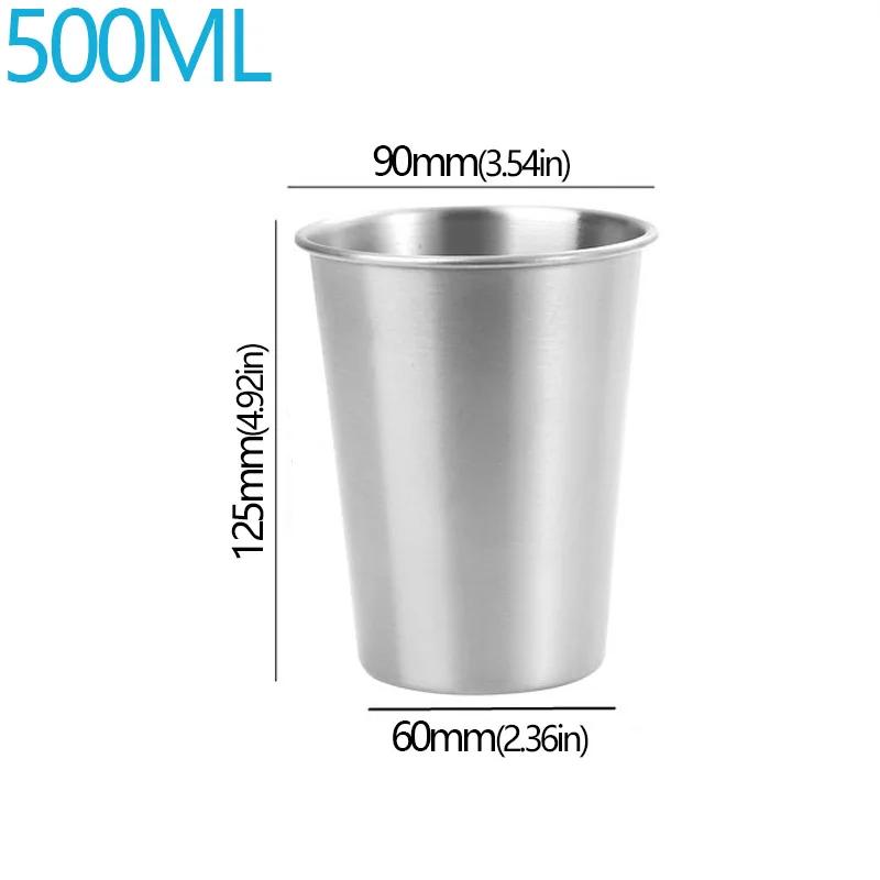 Nordic Ins Simple Metal Stainless Steel Gold Plated Brewery Cup Copper Titanium Gold High Quality Cup Steel Friends For Camping