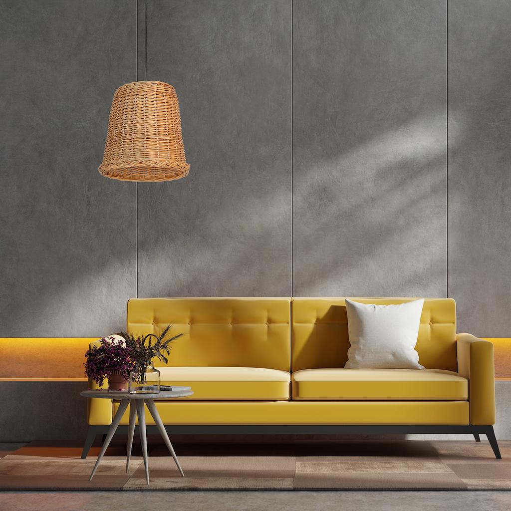 Lampa Wisząca Vimini 1 E27 Naturalne Drewno Wood Milagro Mlp7990