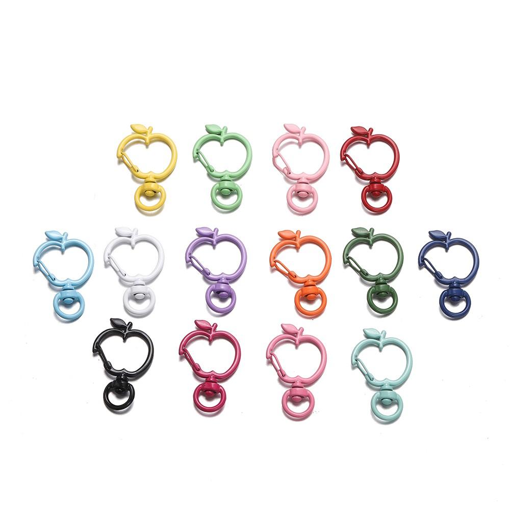 10pcs Cat Heart Snap Hook Trigger Clips Buckles for Keychain Lobster Lobster Clasp Hooks for Key Ring Clasp Jewelry Accessories