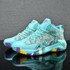 New Men Shock-absorbing Sneakers Women Graffiti Basketball Shoes-Breathable Non-slip Sneakers For Training Running Couple Shoes