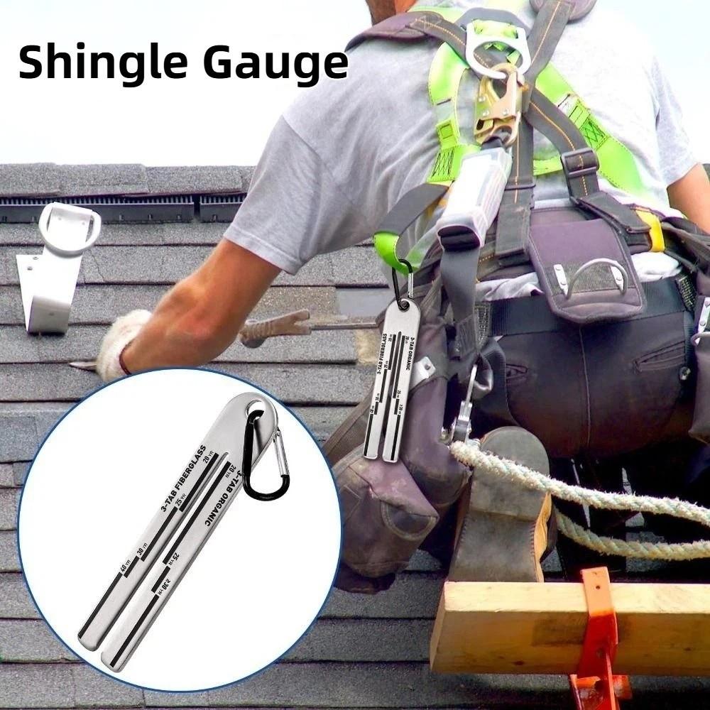 High Hardness Shingle Gauge Stainless Steel Pitch Gauge Tool Roof Measuring Tool Roofing