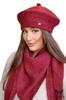 Ofelia -Wino Women' Winter Beret Elegant and Warm Kamea Beret
