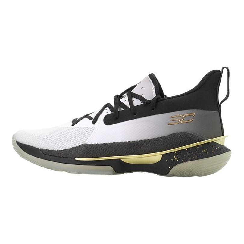 Under Armour Curry 7 For The Game Men Sneakers Black White 3023300-104
