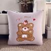 Double-Sided Milk Velvet Embroidered Pillow: Cozy Winter Cushion for Car & Gift