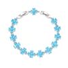 Trend Jewelry Wind Four-Leaf Clover Bracelet Light Luxury Zircon White Gold Bracelet