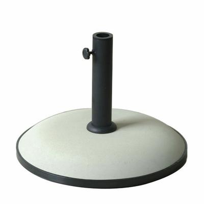 Base Umbrella Round Cement 50x37 Cm 25KG White Garden, Pool, Terrace 10453