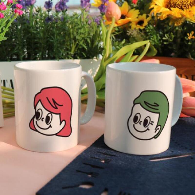 

ec215-Design Mug 2p-Colorful Mom and Dad