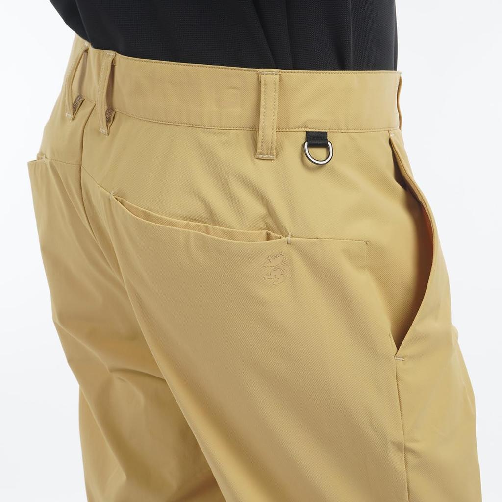 Admiral Golf Men's Water-Repellent Wide Tapered Pants ADMA510, Beige