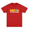 DRAIN KEWPIE FRIEND TEE . . . IS YOUR FRIEND Printing T-shirt Unisex Streetwear Hip Hop Cotton Short Sleeve Fashion Tshirts