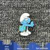 Smurf Style PVC Shoe Flower Buckle Decoration