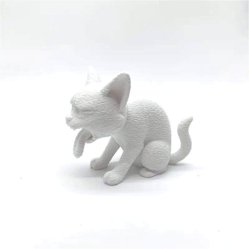 3D Printed Vomit Cat Decoration Ornaments, Funny Expressions, Cat Desktop Pets, Home Ornaments, Perfect Gifts for Cat Lovers
