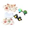 Doll Clothes Set 17cm Doll Accessories Love Heart Top Scarf Hat No Dolls