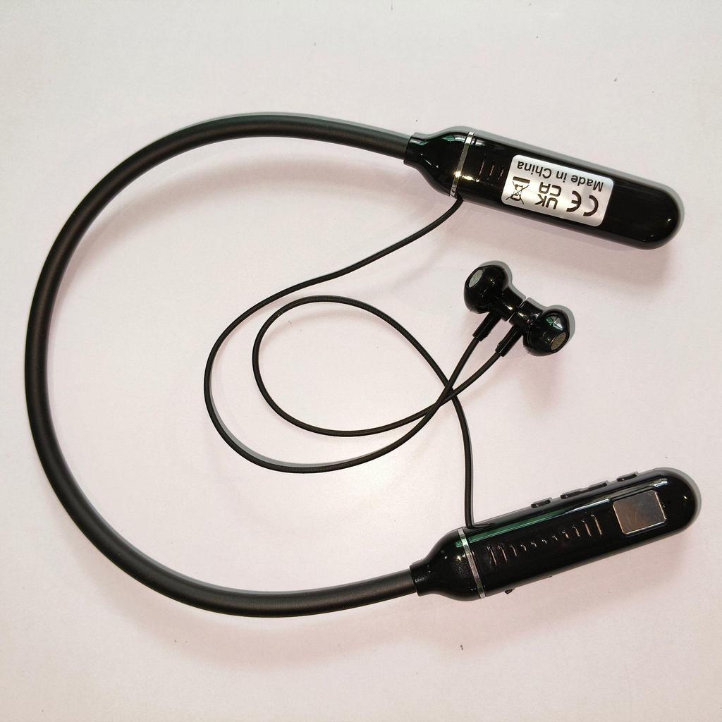 Universal Wireless Bluetooth Neck Earphones - Sports Half-In-Ear Design