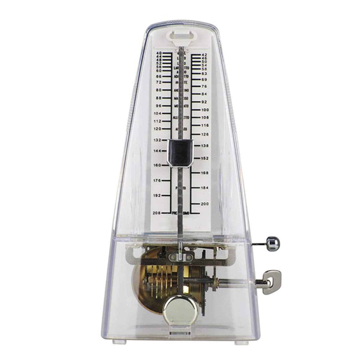 

Метроном-маятник RAKU, Высокоточный, Ось из чистой меди, Громкий звук, Пружинный, Совместим с фортепиано, гитарой, басом, барабанами, скрипкой и другими