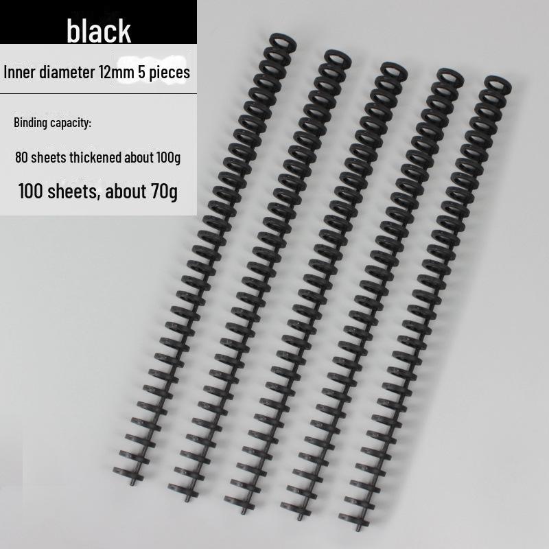 5-Pack Frosted A4 Detachable DIY Loose-Leaf Book with Colored Cover, A5/B5 Opening Ring Hole Folder