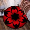 1Pc Sharingan Circular Print Rug - home decoration Carpet For Living Room Bedroom Flooring Computer Chair Area Rug