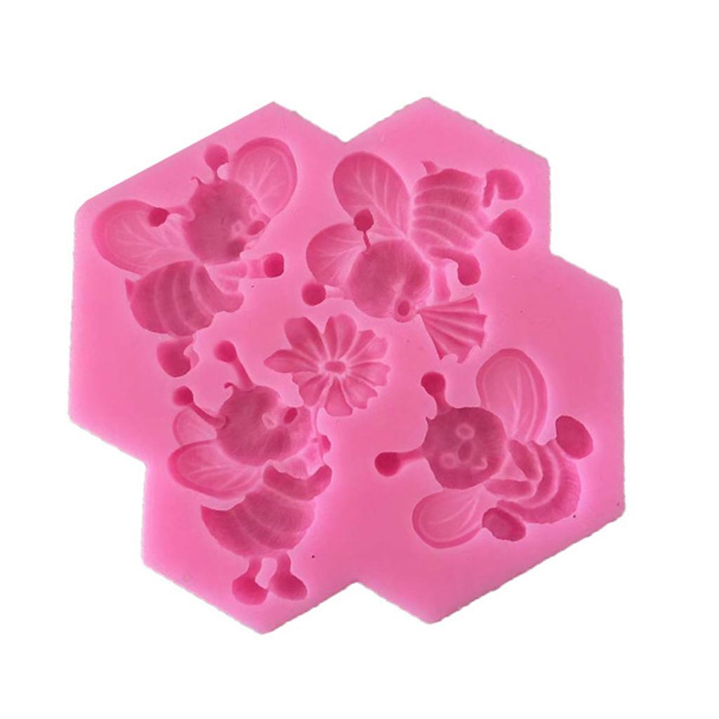 Bee Shaped Baking Moulds Dessert Molds Cake Mold for Biscuit Chocolate Fondant