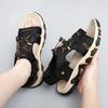 Fashion New Men's Sandals Soft Genuine Leather Sandals Shoes Men Large Size Outdoor Summer Shoes Comfort Beach Sandals Roman Men Shoes