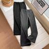 Heavyweight Cowhide Lu Series Fleece-Lined High-Waisted Stretch Yoga Sweatpants for Women