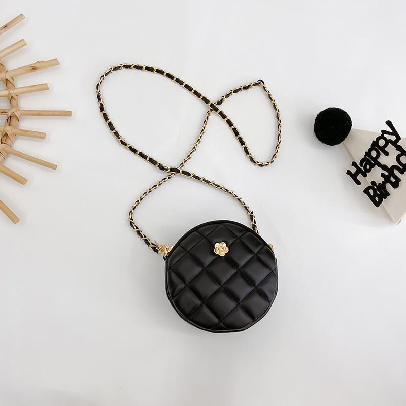 

Узор Сетка Ling Мода Девушки Сумка Кроссбоди Стильная Цепочка Кошелек для Монет Круглый