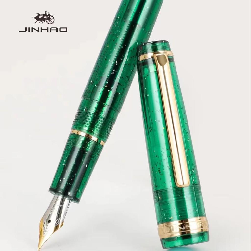 Jinhao 82 Fountain Pen - Fresh Style Portable Pocket Pen with Converter for Business, Office, and Travel.