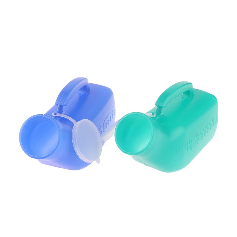 1Pc Portable Urinals Bottle For Women/Men 1000/1200Ml Plastic Bedpan Bottle With/Without Lid Pee Container Urinary Pee Bottle