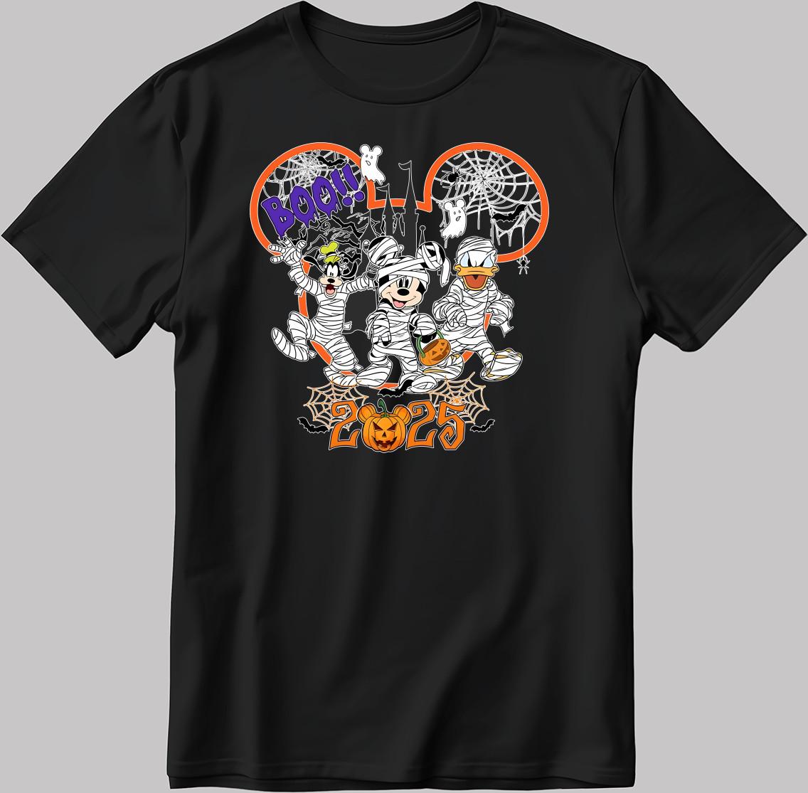 Disney Boo 2025 Mickey Mouse Halloween S. Sleeve Men s / Women s T Shirt V054 L