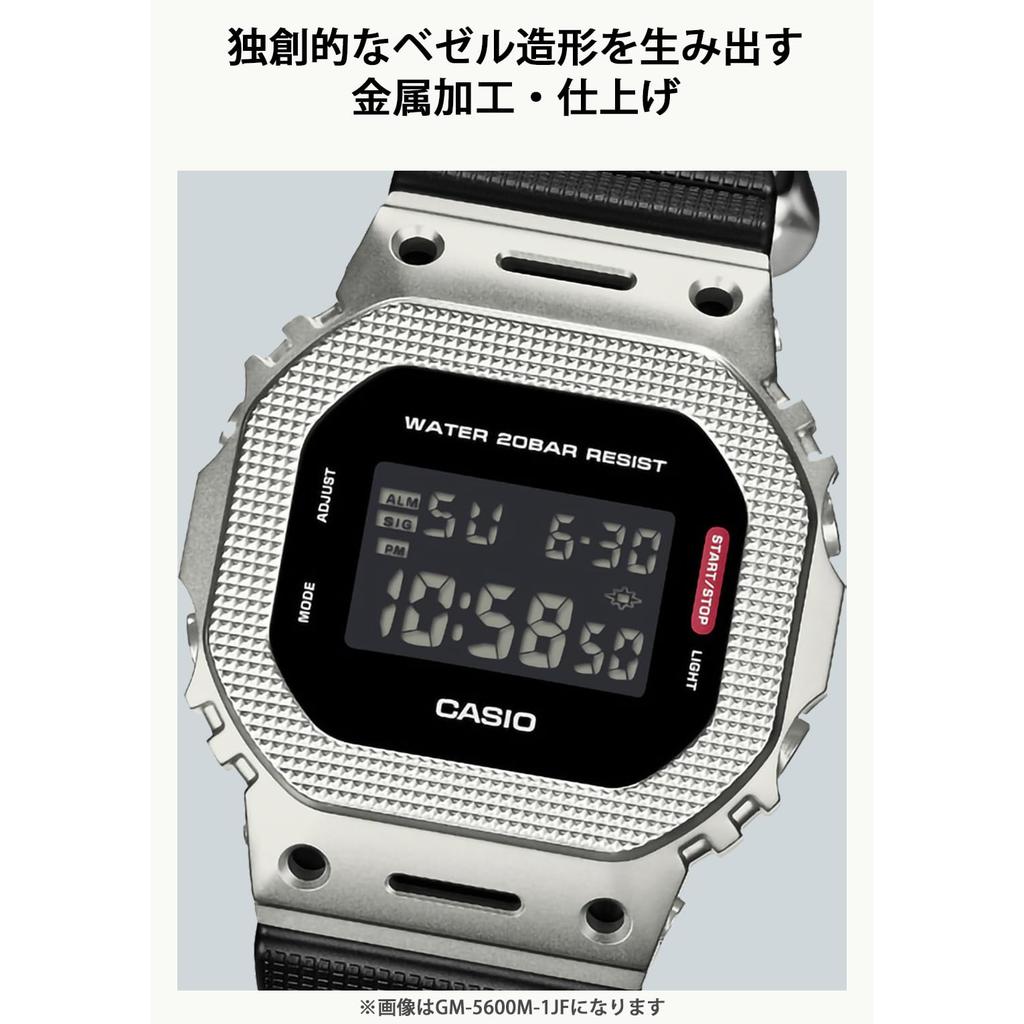 [Casio] G-Shock Men's Watch, Metal Covered, Eco-Friendly Materials, Silver, GM-2100M-1A, Authentic Japan Model