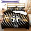 Juventus Football Club Printed Pattern Duvet Cover Set – includes 1 duvet cover and 2 matching pillowcases Bedroom decor Christmas gifts