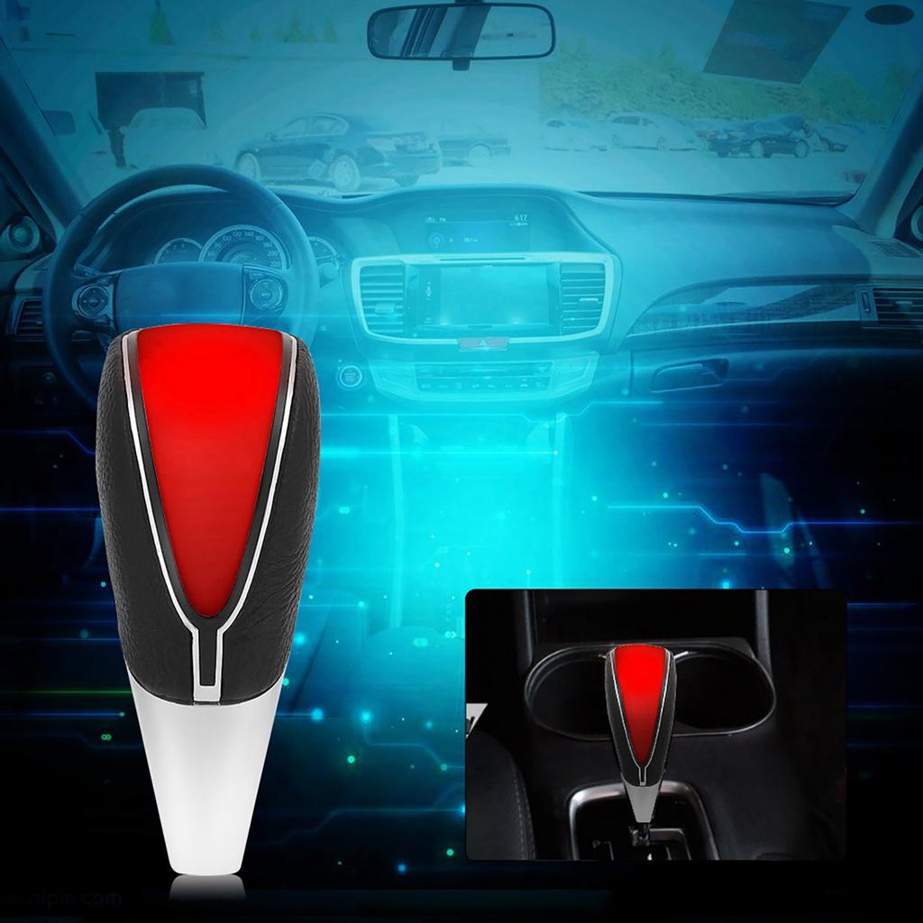 Car Shift Gear Knob Touch Motion Activated Red LED Light Shift Lever Knob Shifter Universal