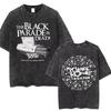 Gewaschenes Vintage My Chemical Romance The Black Parade Album Grafik T-Shirt Herren Damen Punk Emo Rock Übergroße T-Shirts Streetwear