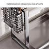 Stainless Steel 3-Tier Kitchen Spice Rack