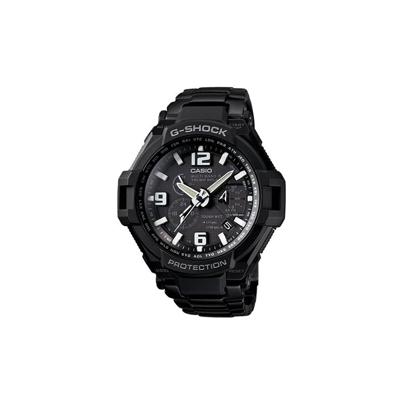 

Casio G-SHOCK aviation series 200 meters waterproof solar movement resin strap Japanese and Korean watch men s watch black dial GW-4000D-1A чорний