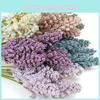High Realistic 6pcs Artificial Flower Vanilla Spike For Home Wedding Decor